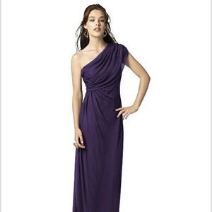 Dessy Bridesmaid Dress 2858 Concord Purple